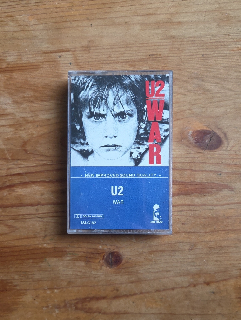 U2 War Cassette Tape Vintage 1983 Island Records ISLC-67 Dolby Audio Album VG